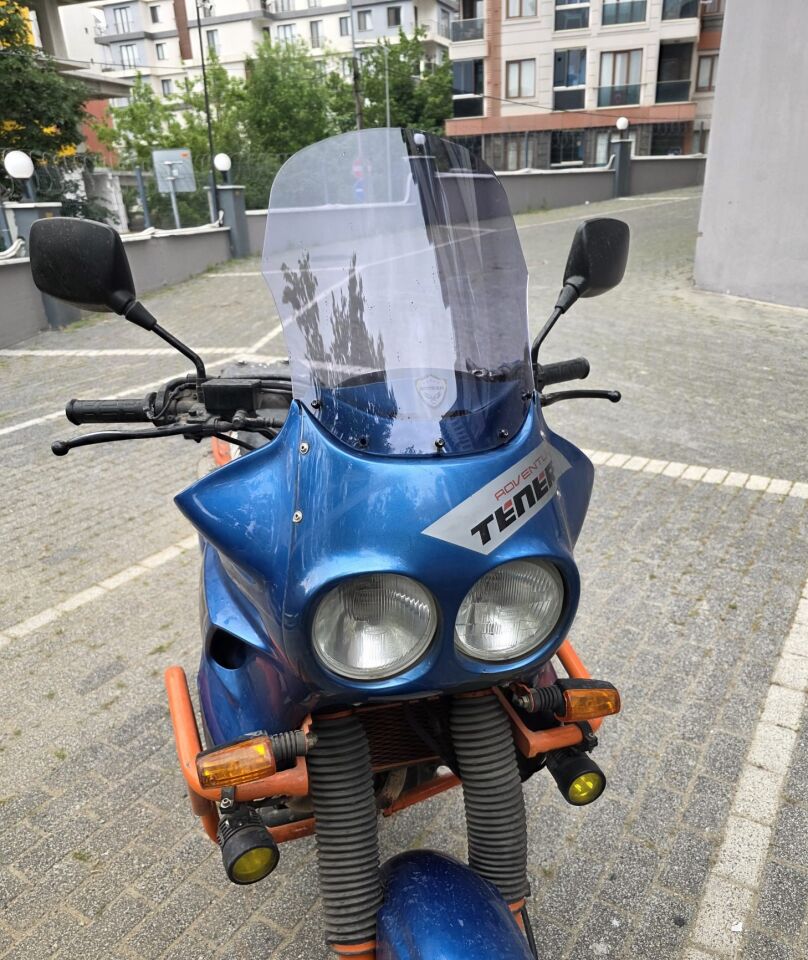 MOTOCAM Yamaha Tenere XT 660 Z Ön Cam 1991-1999 Model 36cm Füme Renkli 4mm