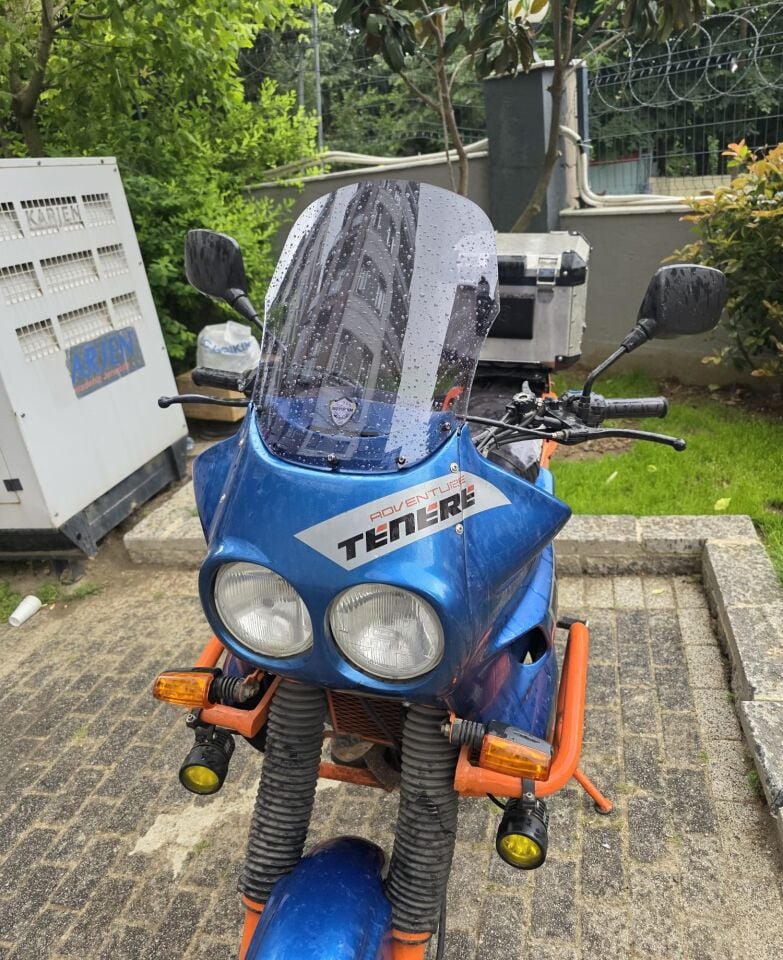 MOTOCAM Yamaha Tenere XT 660 Z Ön Cam 1991-1999 Model 36cm Füme Renkli 4mm