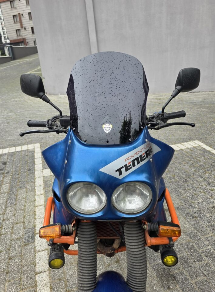 MOTOCAM Yamaha Tenere XT 660 Z Ön Cam 1991-1999 Model 36cm Siyah Renkli 4mm