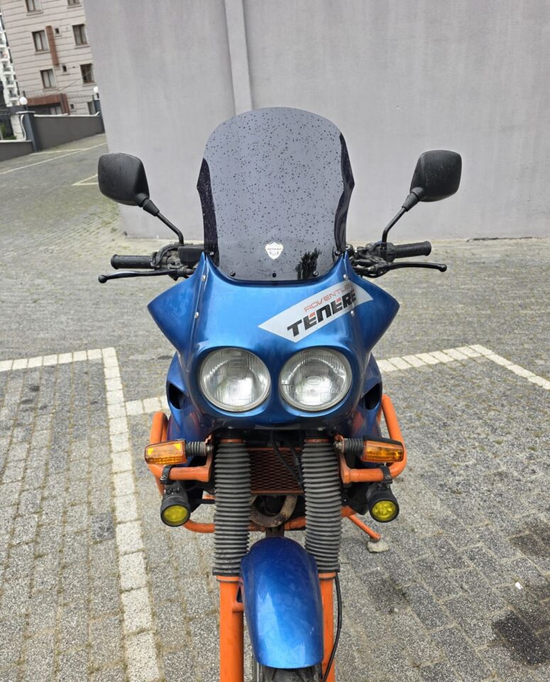 MOTOCAM Yamaha Tenere XT 660 Z Ön Cam 1991-1999 Model 36cm Siyah Renkli 4mm