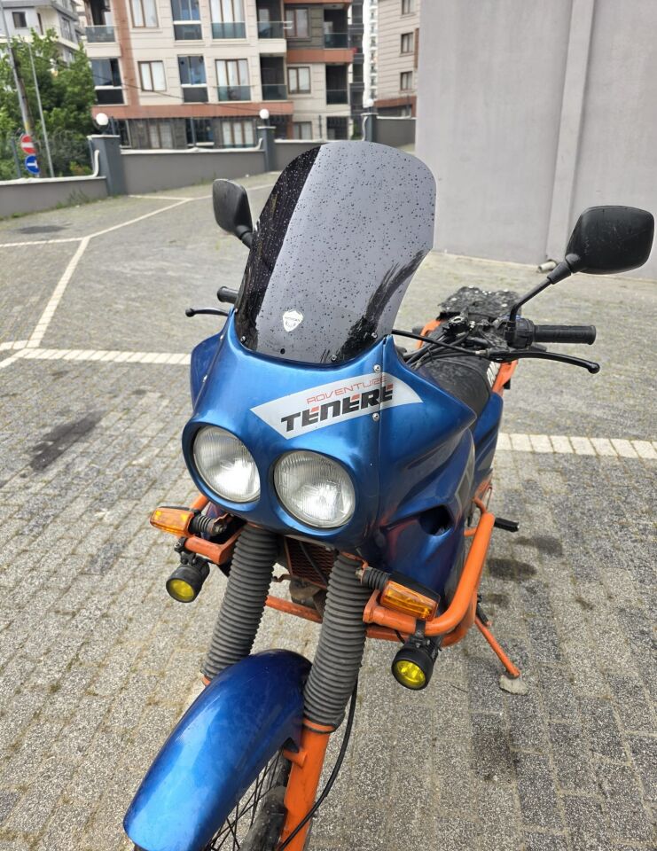 MOTOCAM Yamaha Tenere XT 660 Z Ön Cam 1991-1999 Model 36cm Siyah Renkli 4mm