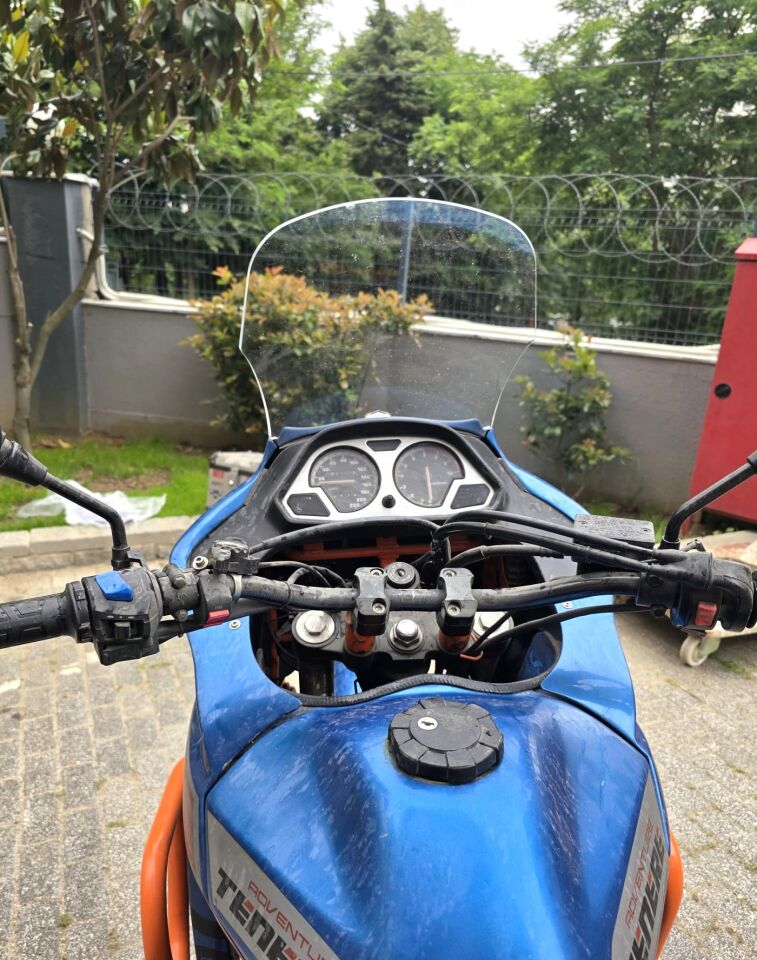 MOTOCAM Yamaha Tenere XT 660 Z Ön Cam 1991-1999 Model 36cm Şeffaf Renkli 4mm