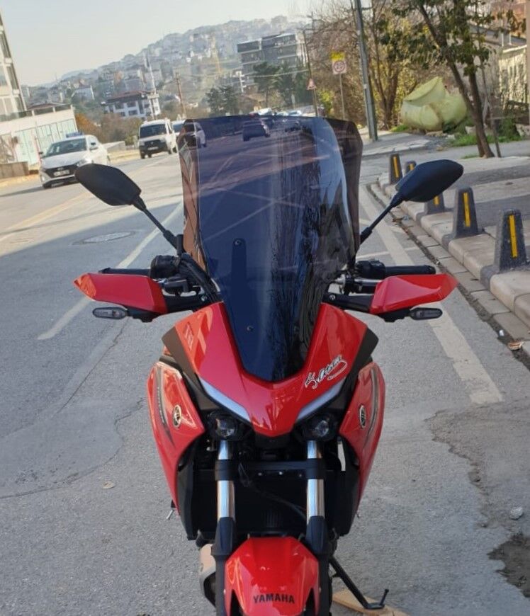 MOTOCAM Yamaha Tracer 700 Ön Cam 2021-2026 Model 59cm Siyah Renkli 4mm
