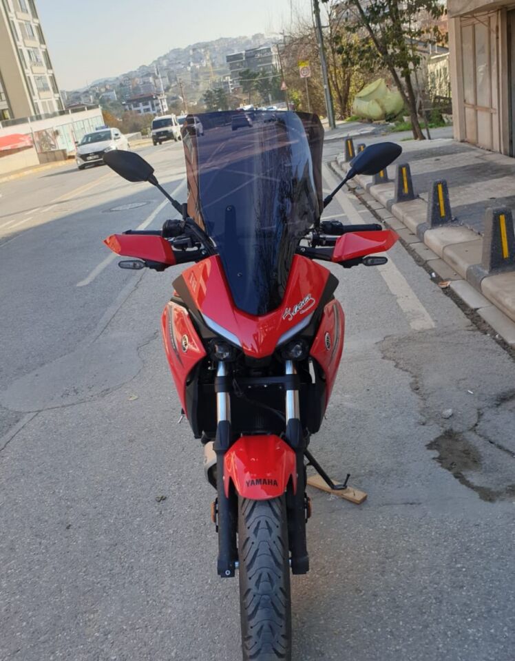 MOTOCAM Yamaha Tracer 700 Ön Cam 2021-2026 Model 59cm Siyah Renkli 4mm