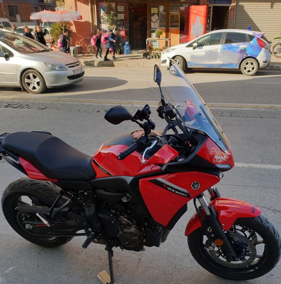 MOTOCAM Yamaha Tracer 700 Ön Cam 2021-2026 Model 59cm Şeffaf Renkli 4mm Uzun