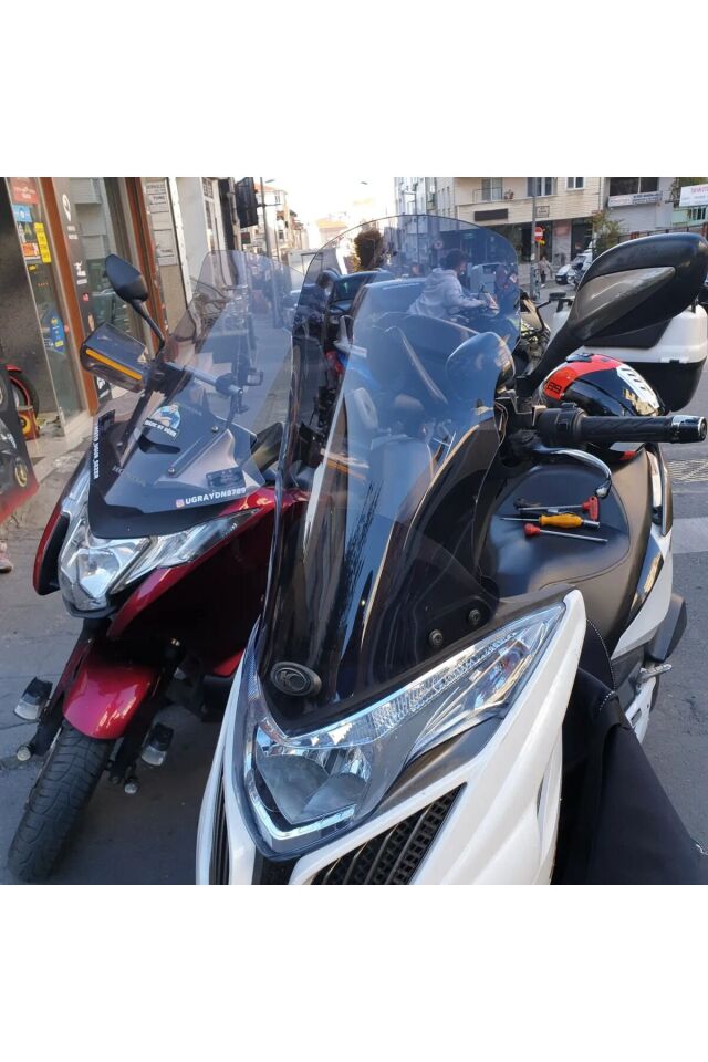 MOTOCAM Kymco G Dink 150 Ön Cam 2013 Model 66cm Füme Renkli 4mm