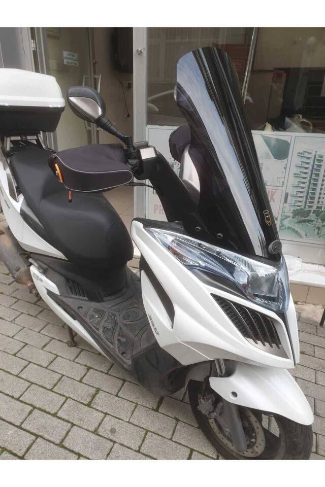 MOTOCAM Kymco G Dink 150 Ön Cam 2013 Model 66cm Siyah Renkli 4mm