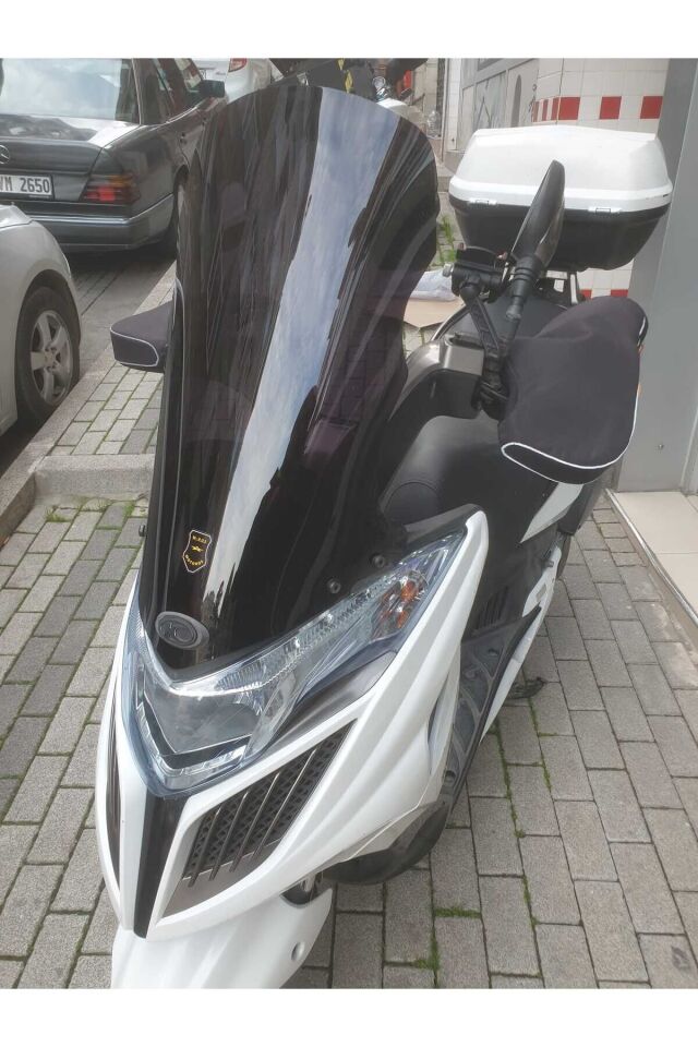 MOTOCAM Kymco G Dink 150 Ön Cam 2013 Model 66cm Siyah Renkli 4mm