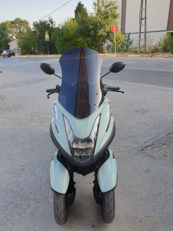 MOTOCAM Yamaha Tricity 155 Ön Cam 2014-2026 Model 60cm Siyah Renkli 4mm