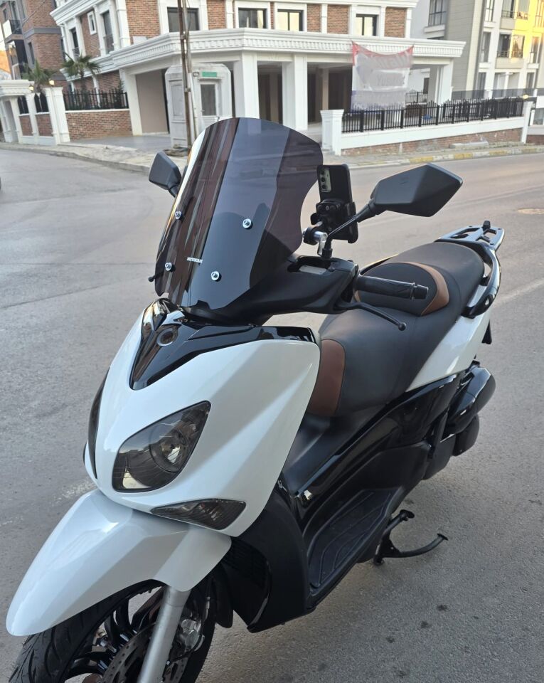 MOTOCAM Yamaha Xcity 250 Ön Cam 2007-2017 Model 40cm Siyah Renkli 4mm