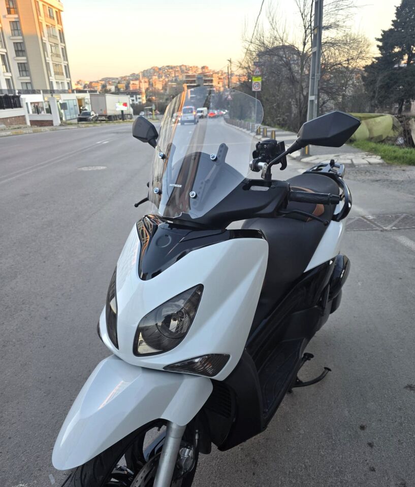 MOTOCAM Yamaha Xcity 250 Ön Cam 2007-2017 Model 40cm Şeffaf Renkli 4mm