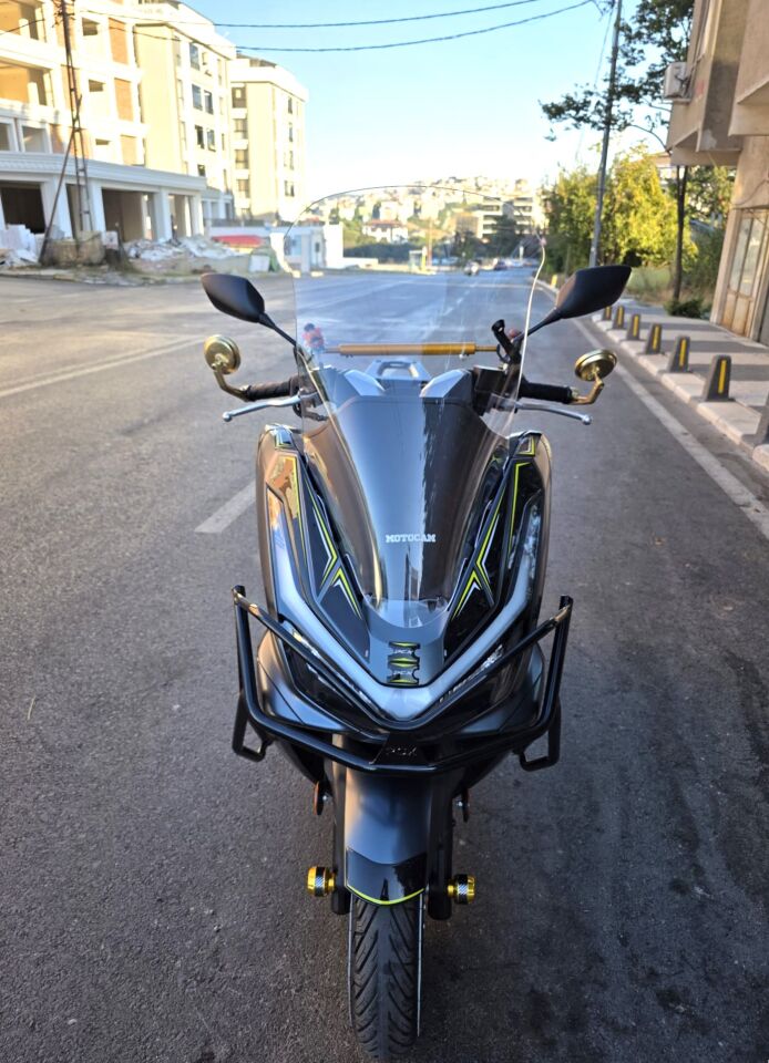 MOTOCAM Honda PCX Ön Cam 2025-2026 Model 66cm Şeffaf Renkli 4mm