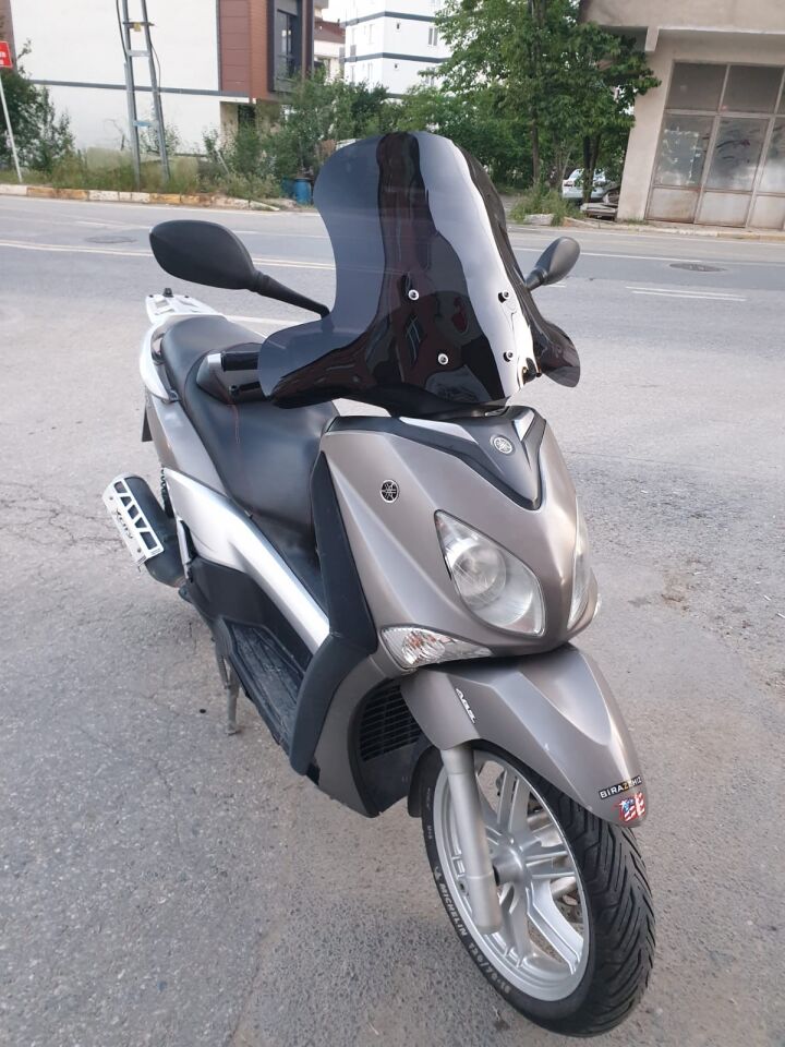 MOTOCAM Yamaha Xcity 250 Ön Cam 2011-2016 Model 50cm Siyah Renkli 4mm ELCİKLİ