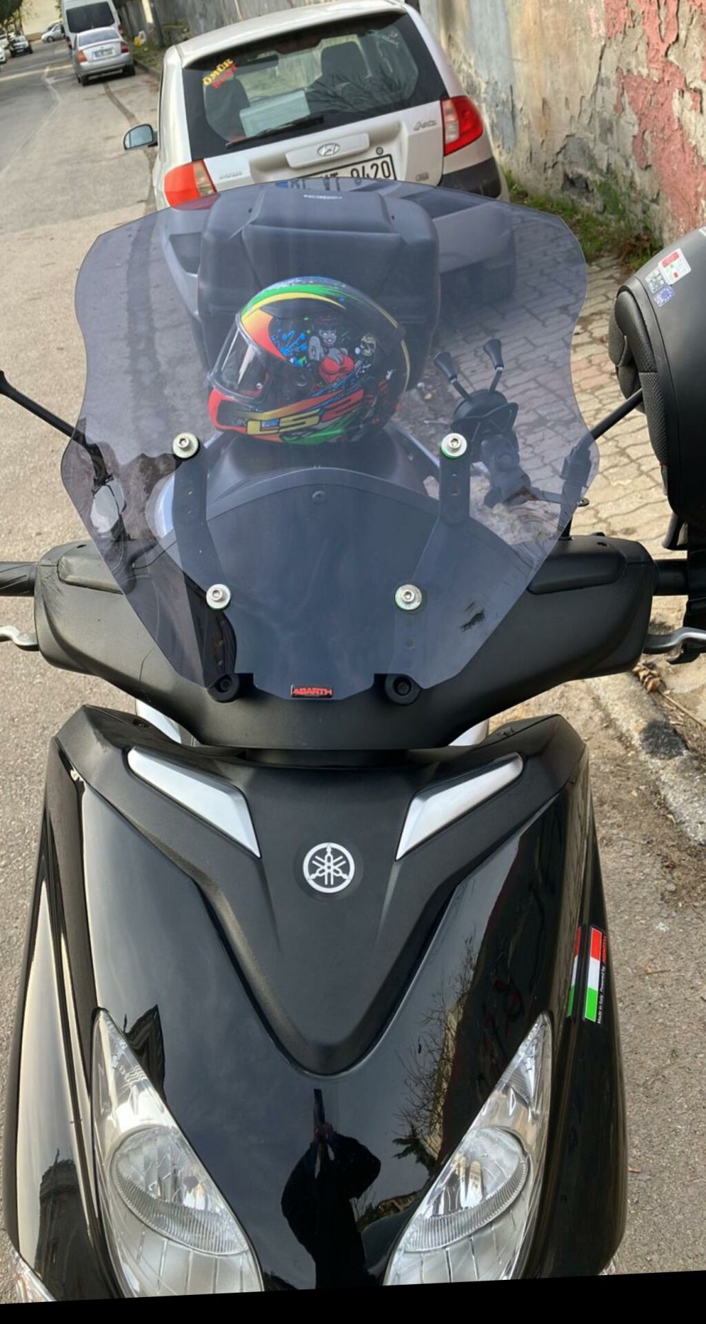 MOTOCAM Yamaha Xenter 150 Ön Cam 2013-2016 Model 40cm Füme Renkli 4mm