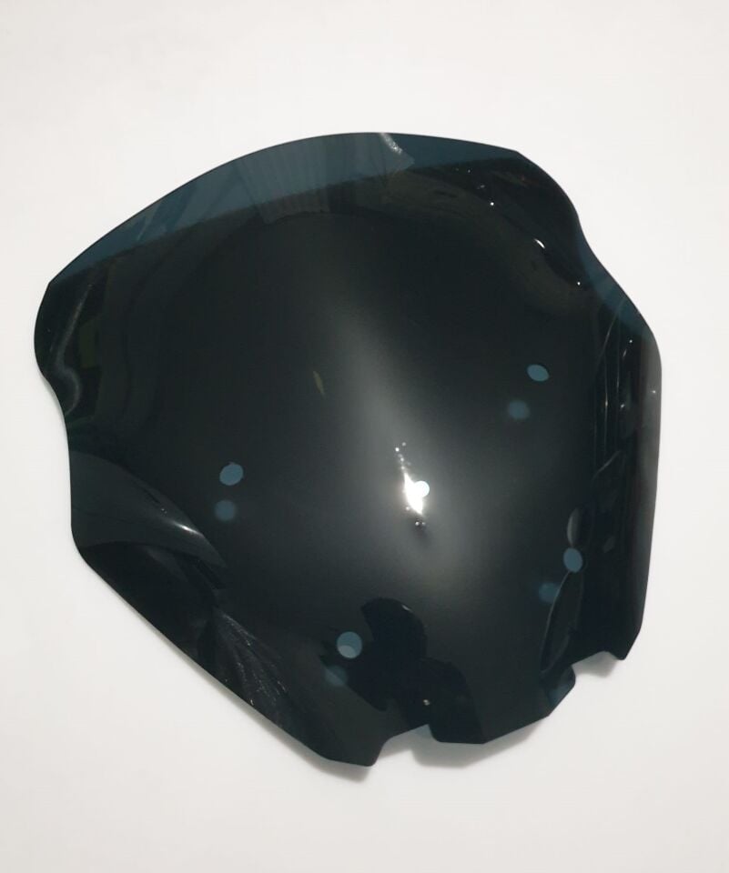 MOTOCAM Yamaha Xenter 150 Ön Cam 2013-2016 Model 40cm Siyah Renkli 4mm