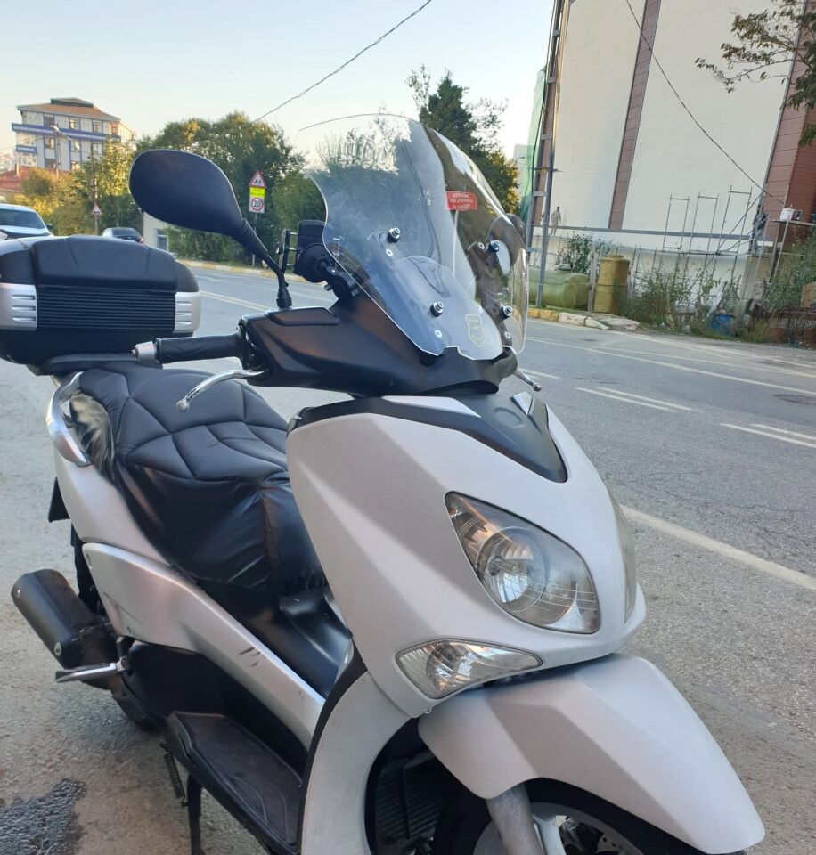 MOTOCAM Yamaha Xenter 150 Ön Cam 2013-2016 Model 40cm Şeffaf Renkli 4mm