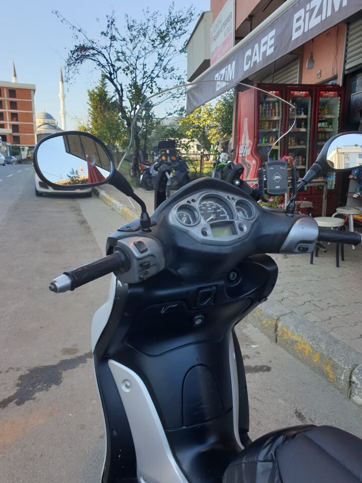 MOTOCAM Yamaha Xenter 150 Ön Cam 2013-2016 Model 40cm Şeffaf Renkli 4mm