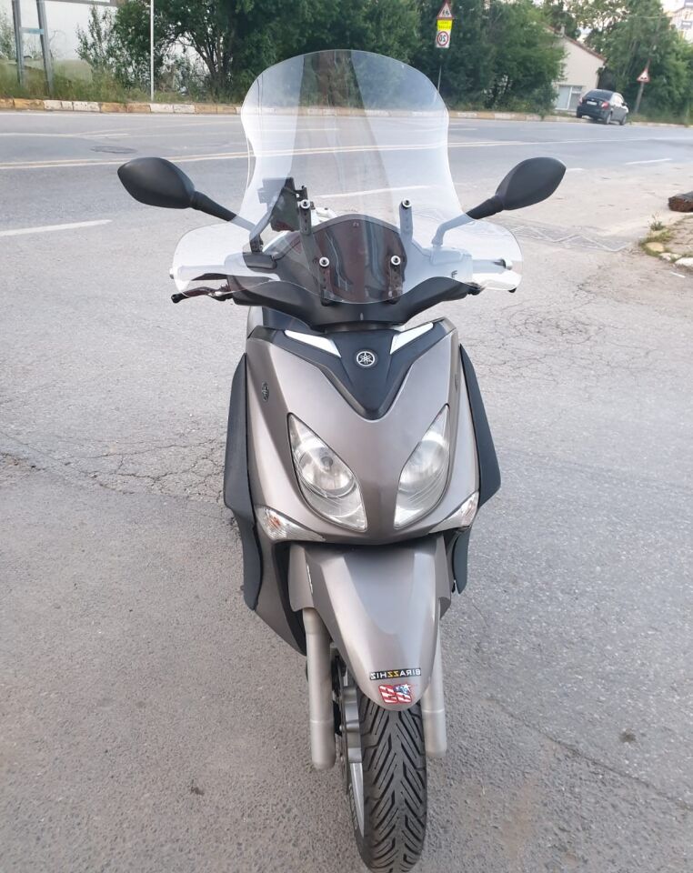 MOTOCAM Yamaha Xenter 150 Ön Cam 2013-2016 Model 50cm Şeffaf Renkli 4mm ELCİKLİ