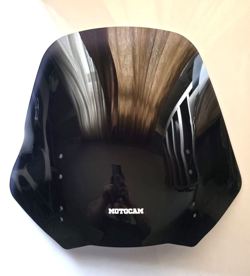 MOTOCAM Honda ST 1300 Pan European  Ön Cam 2002-2012 Model 54cm Siyah Renkli 4mm