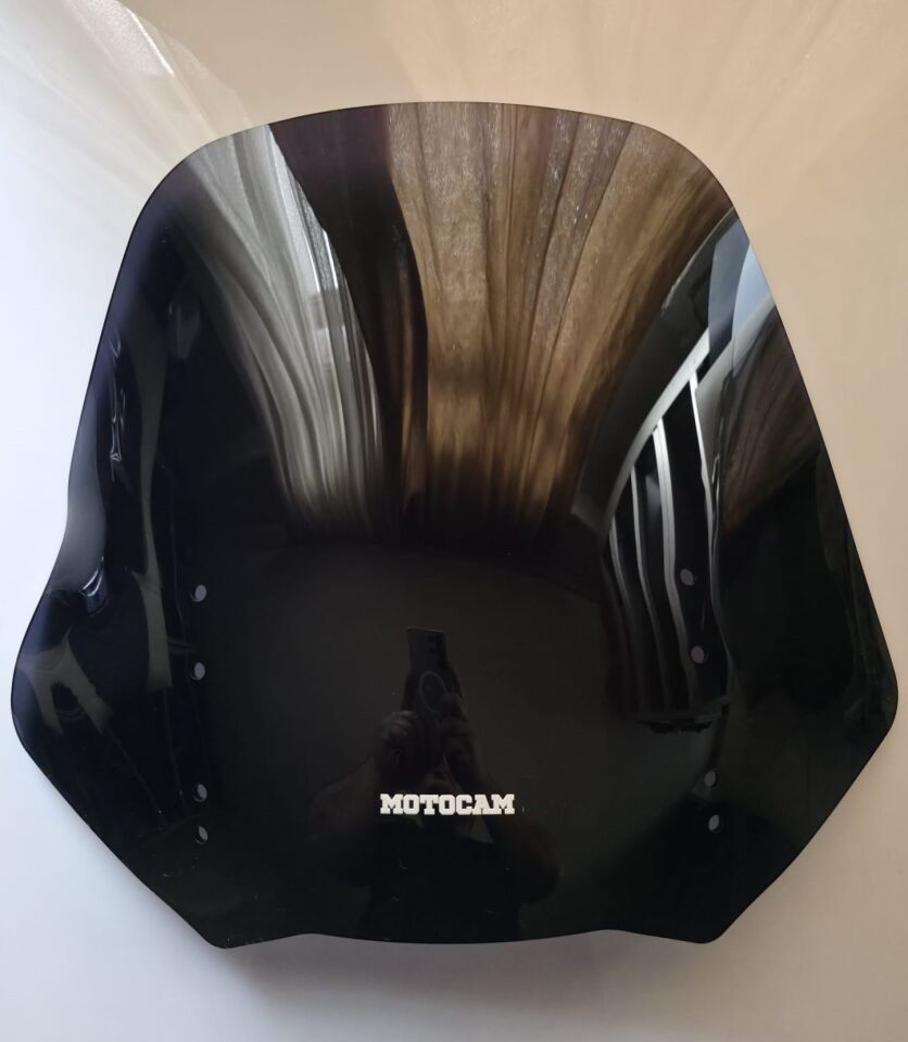 MOTOCAM Honda ST 1300 Pan European  Ön Cam 2002-2012 Model 54cm Siyah Renkli 4mm