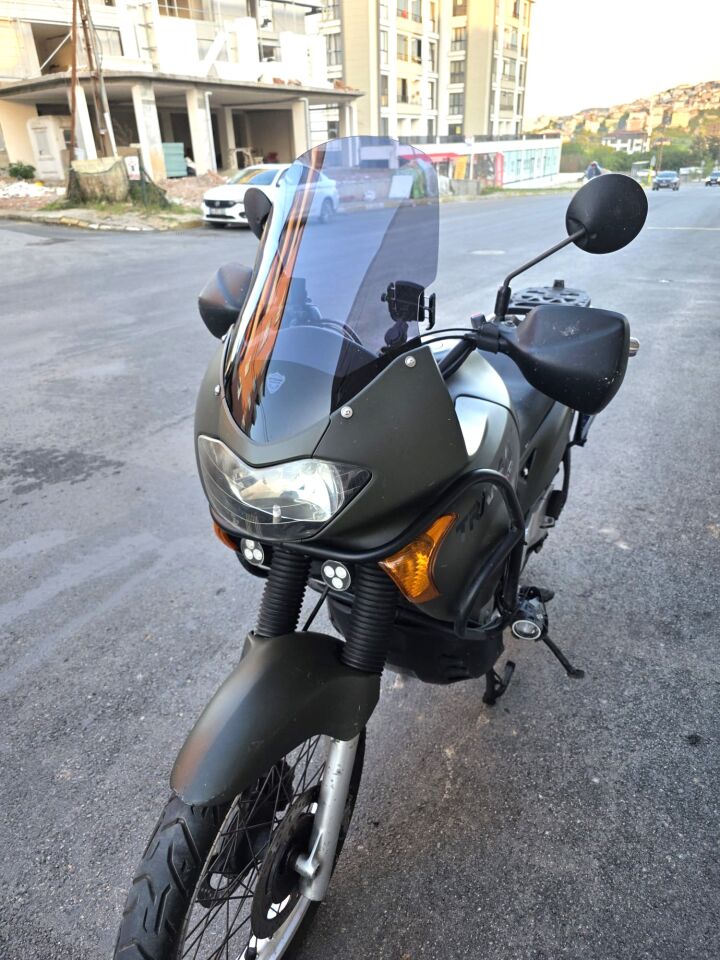 MOTOCAM Honda Transalp XL 650 Siperlik Ön Cam 2000-2008 Model 54cm Füme Renkli 4mm