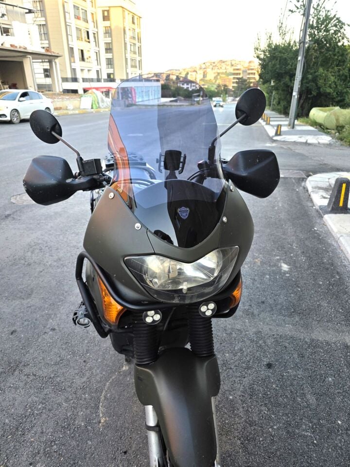 MOTOCAM Honda Transalp XL 650 Siperlik Ön Cam 2000-2008 Model 54cm Füme Renkli 4mm