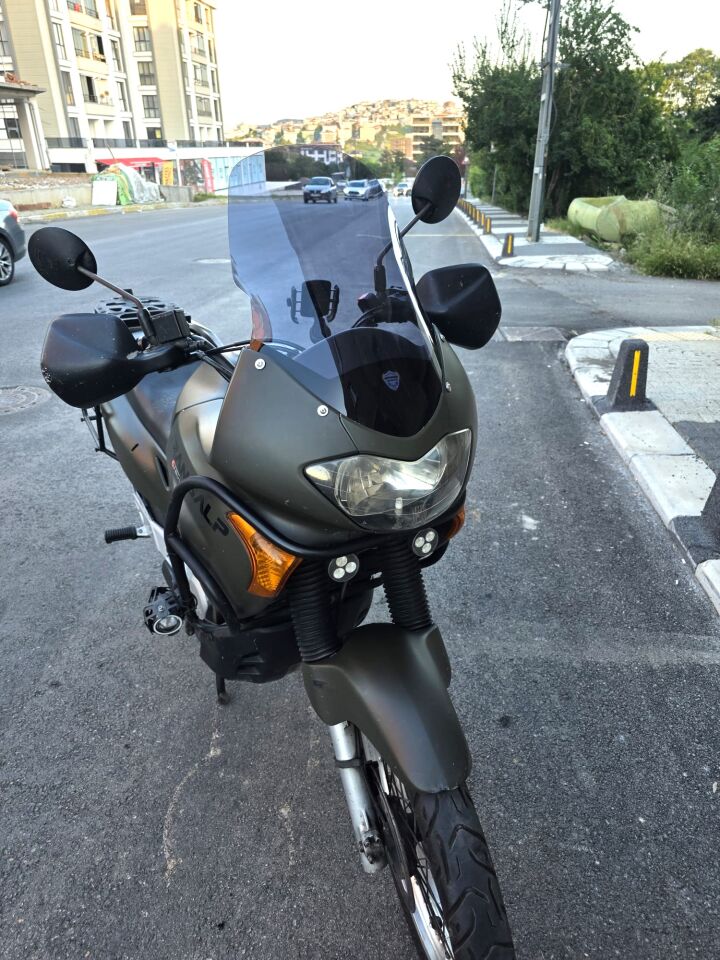 MOTOCAM Honda Transalp XL 650 Siperlik Ön Cam 2000-2008 Model 54cm Füme Renkli 4mm