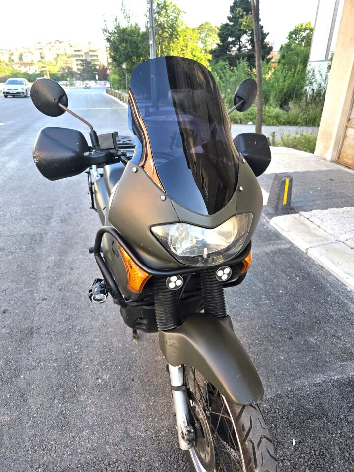 MOTOCAM Honda Transalp XL 650 Siperlik Ön Cam 2000-2008 Model 54cm Siyah Renkli 4mm