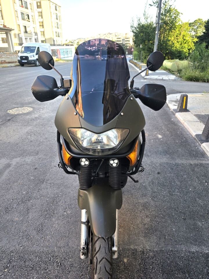MOTOCAM Honda Transalp XL 650 Siperlik Ön Cam 2000-2008 Model 54cm Siyah Renkli 4mm