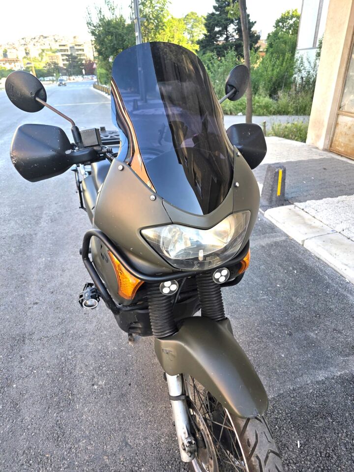 MOTOCAM Honda Transalp XL 650 Siperlik Ön Cam 2000-2008 Model 54cm Siyah Renkli 4mm