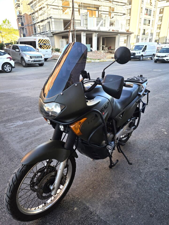 MOTOCAM Honda Transalp XL 650 Siperlik Ön Cam 2000-2008 Model 54cm Siyah Renkli 4mm