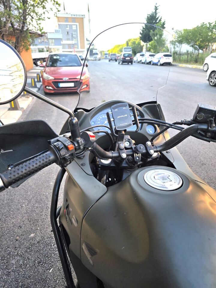 MOTOCAM Honda Transalp XL 650 Siperlik Ön Cam 2000-2008 Model 54cm Şeffaf Renkli 4mm