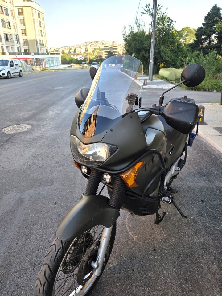 MOTOCAM Honda Transalp XL 650 Siperlik Ön Cam 2000-2008 Model 54cm Şeffaf Renkli 4mm