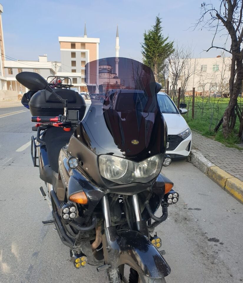 MOTOCAM Honda Varadero Ön Cam 1999-2003 Model 54cm Füme Renkli 4mm