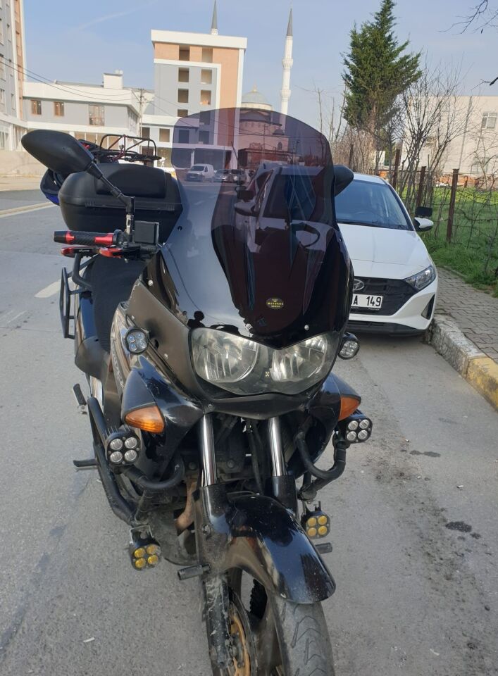 MOTOCAM Honda Varadero Ön Cam 1999-2003 Model 54cm Siyah Renkli 4mm