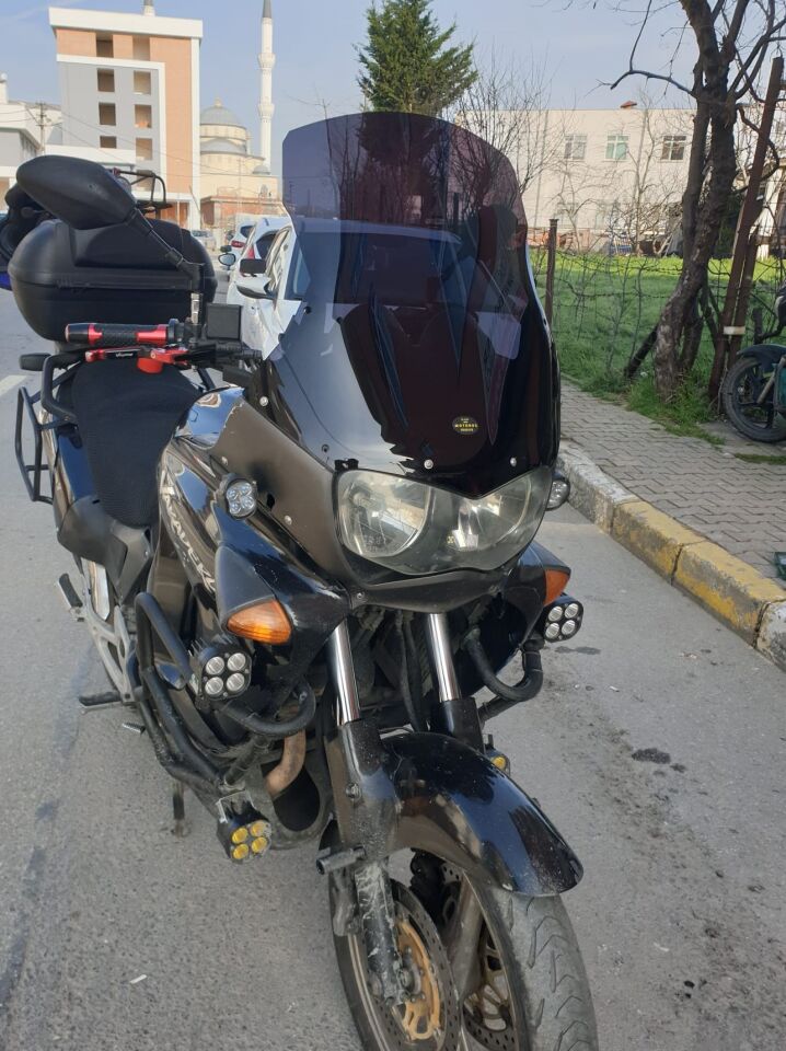 MOTOCAM Honda Varadero Ön Cam 1999-2003 Model 54cm Siyah Renkli 4mm