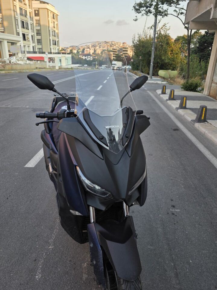 MOTOCAM Yamaha Xmax Ön Cam 2018-2022 Model 65cm Şeffaf Renkli 4mm