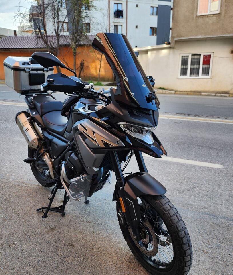 MOTOCAM Voge DS 500 Ön Cam 2021-2026 Model 55cm Siyah Renkli 4mm