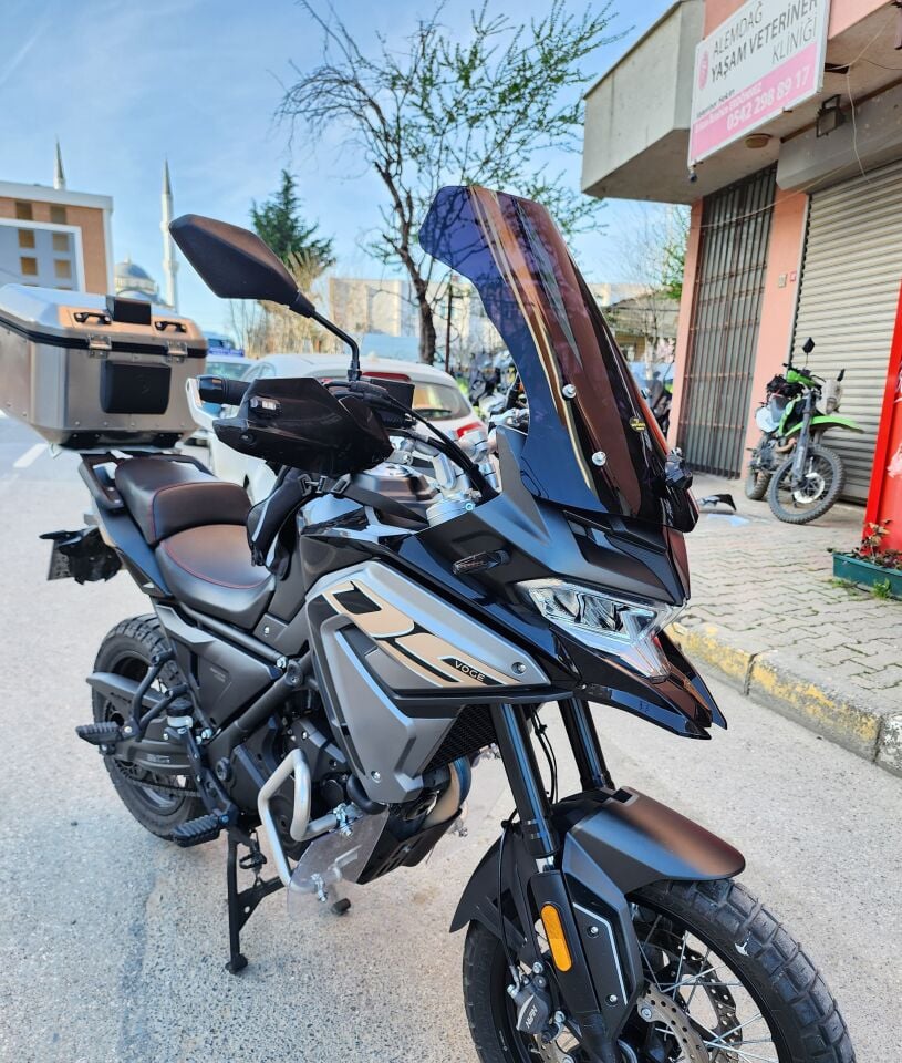 MOTOCAM Voge DS 500 Ön Cam 2021-2026 Model 55cm Siyah Renkli 4mm