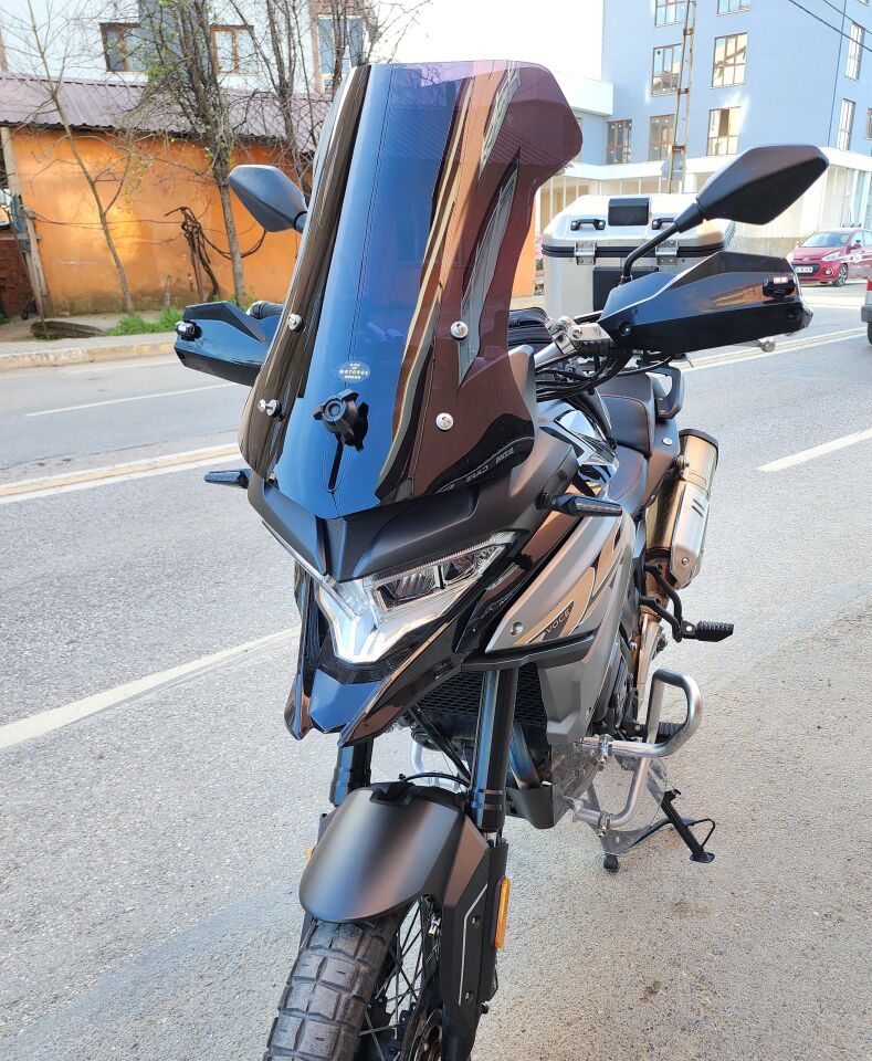 MOTOCAM Voge DS 500 Ön Cam 2021-2026 Model 55cm Siyah Renkli 4mm