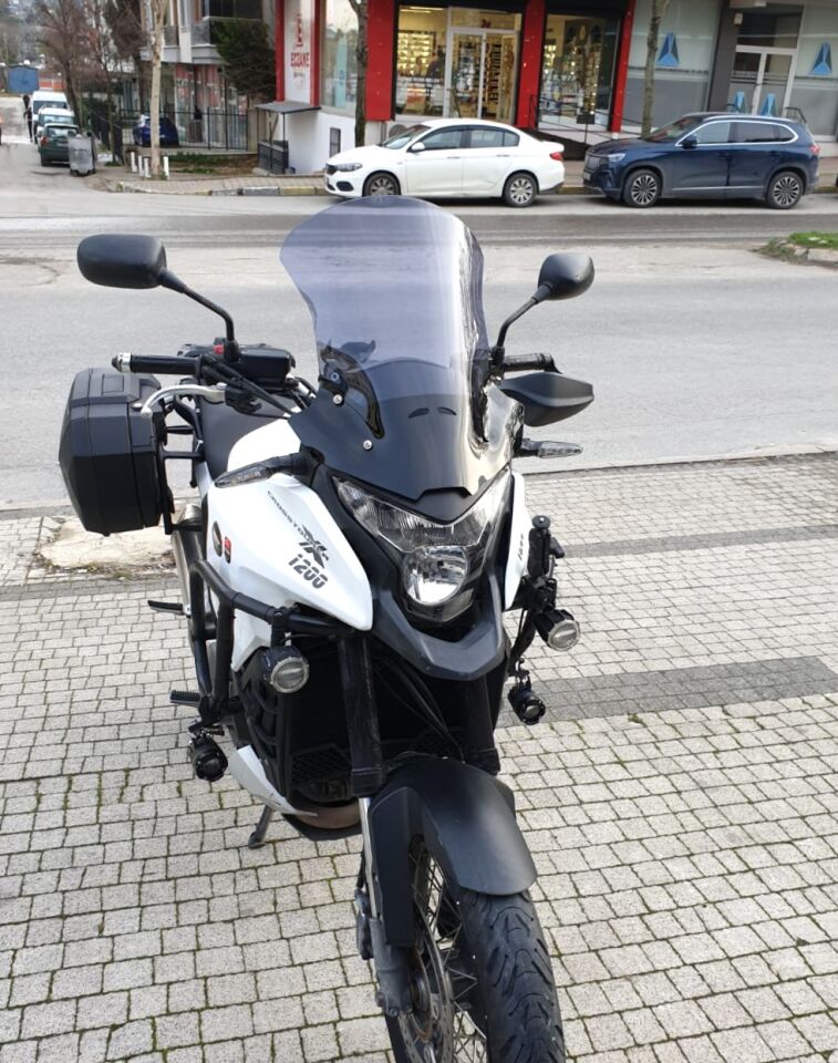 MOTOCAM Honda VFR 1200 Ön Cam 2012-2015 Model 50cm Füme Renkli 4mm