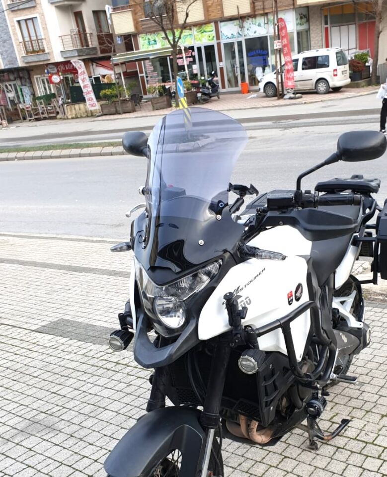 MOTOCAM Honda VFR 1200 Ön Cam 2012-2015 Model 50cm Füme Renkli 4mm