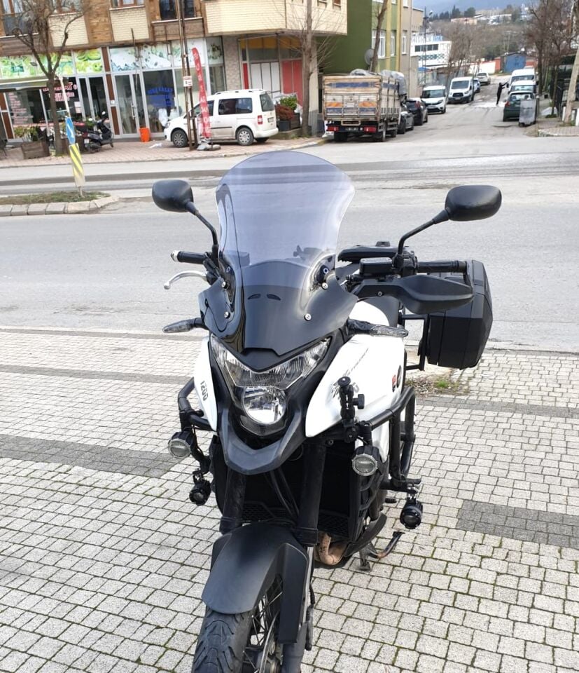 MOTOCAM Honda VFR 1200 Ön Cam 2012-2015 Model 50cm Füme Renkli 4mm