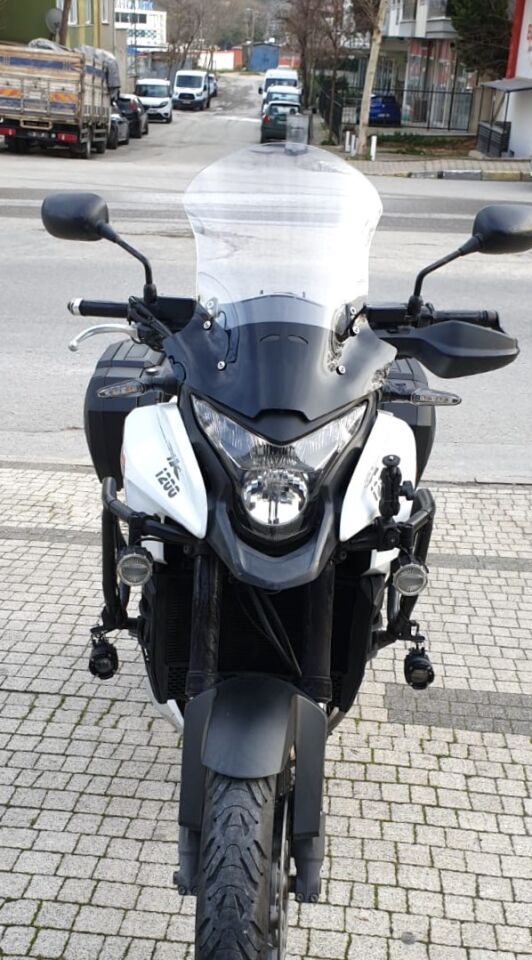 MOTOCAM Honda VFR 1200 Ön Cam 2012-2015 Model 50cm Şeffaf Renkli 4mm