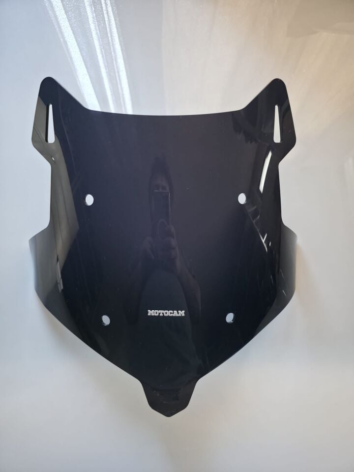 MOTOCAM Voge DS 625X Ön Cam 2023-2026 Model 41cm Siyah Renkli 4mm ORİJİNAL BOYLU