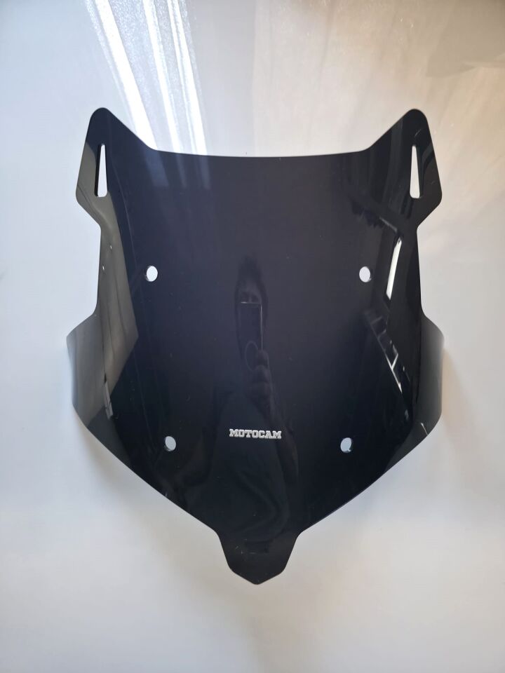 MOTOCAM Voge DS 625X Ön Cam 2023-2026 Model 41cm Siyah Renkli 4mm ORİJİNAL BOYLU