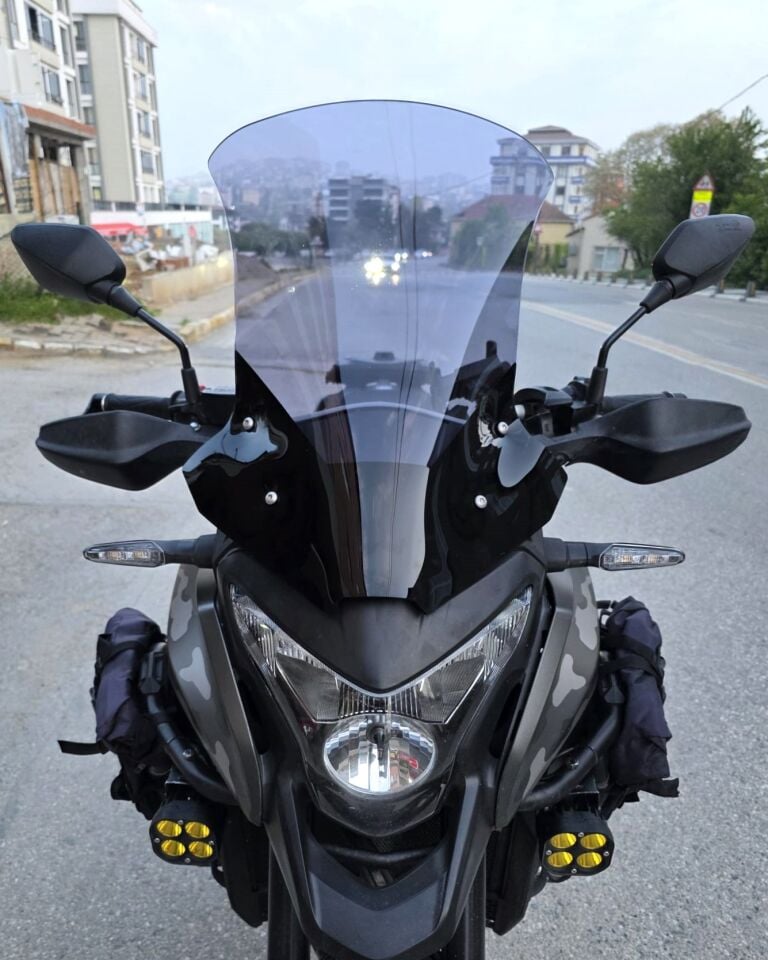 MOTOCAM Honda VFR 1200 Ön Cam 2012-2015 Model 58cm Füme Renkli 4mm