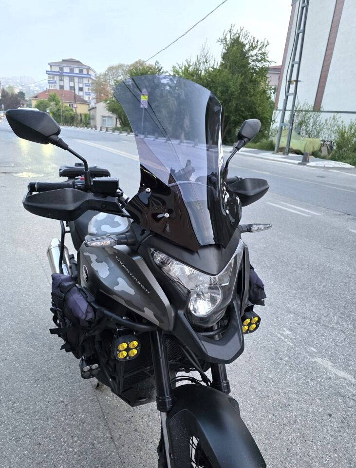 MOTOCAM Honda VFR 1200 Ön Cam 2012-2015 Model 58cm Füme Renkli 4mm