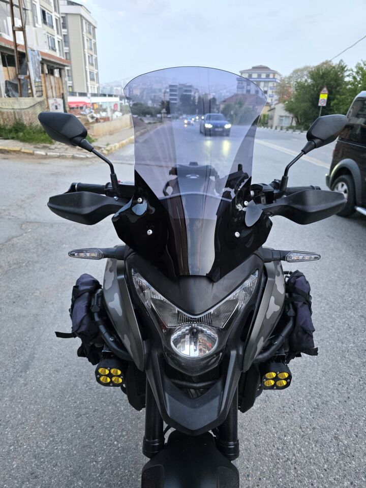 MOTOCAM Honda VFR 1200 Ön Cam 2012-2015 Model 58cm Füme Renkli 4mm