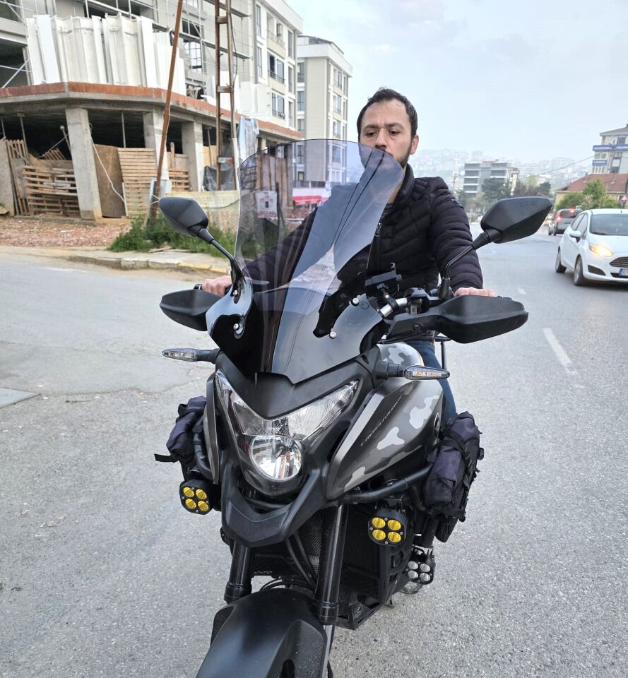 MOTOCAM Honda VFR 1200 Ön Cam 2012-2015 Model 58cm Füme Renkli 4mm